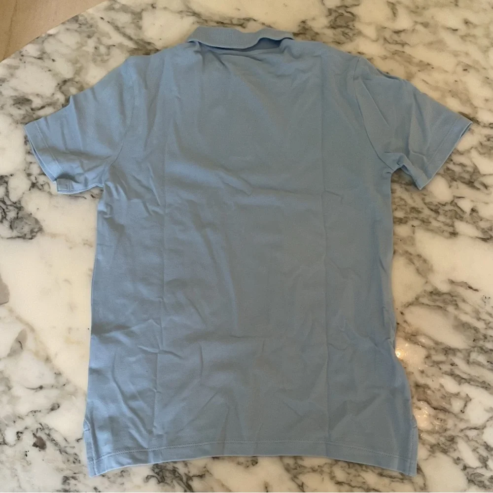 NWT Crewcuts Kids' piqué polo Sz 12 Faded Chambray - Picture 8 of 9